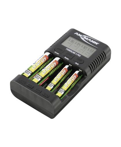 Ansmann Powerline 4 Pro Batterijlader NiCd, NiMH AAA (potlood), AA (penlite)