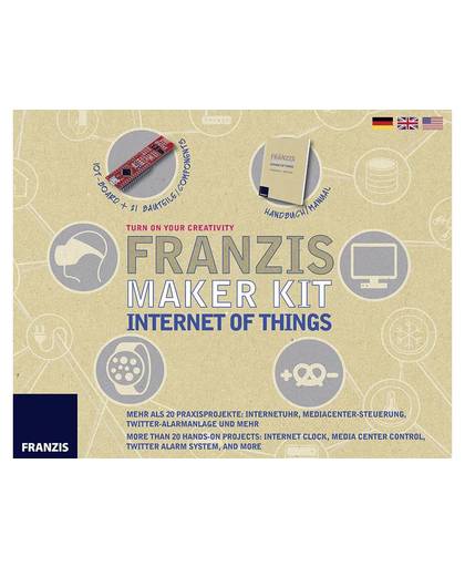 Maker Kit Franzis Verlag Maker Kit Internet of Things 978-3-645-65316-9 vanaf 14 jaar