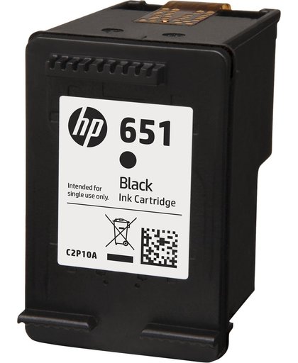 HP 651 600pagina's Zwart inktcartridge