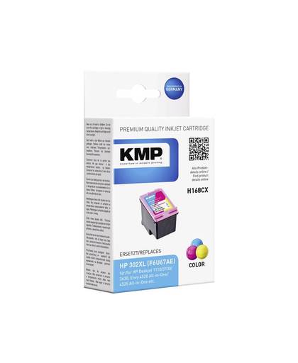 KMP Inkt vervangt HP 302, 302XL Compatibel Cyaan, Magenta, Geel H168CX 1746,4030