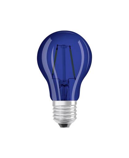 OSRAM 4058075816008 LED-lamp E27 Peer 2 W = 15 W Blauw Filament / Retro-LED Energielabel A+ (A++ - E) 1 stuks
