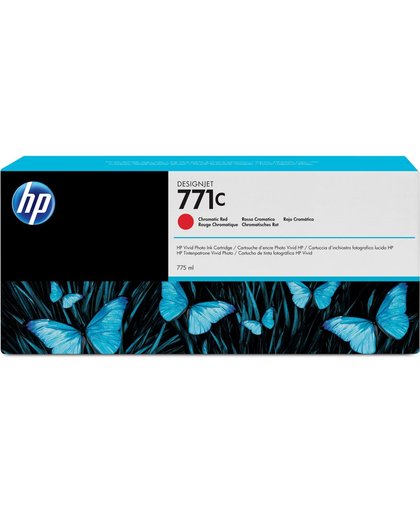 HP 771C chromatisch rode DesignJet , 775 ml inktcartridge