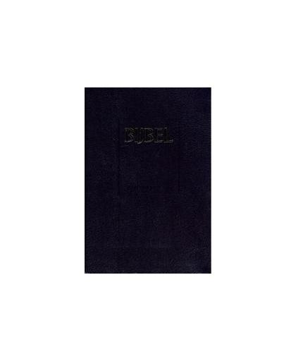 Bijbel, Statenvertaling. huisbijbel, zwart, stevig kunstleer kleursnee, 17x25 cm zwart, Hardcover