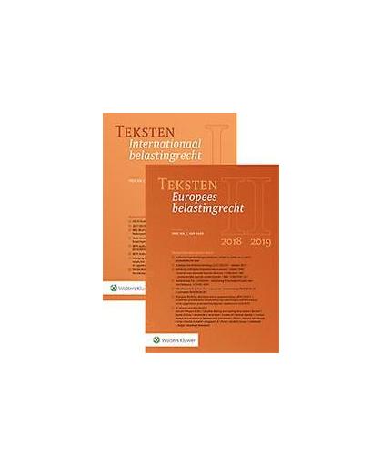 Teksten Internationaal & Europees belastingrecht 2018/2019. Paperback