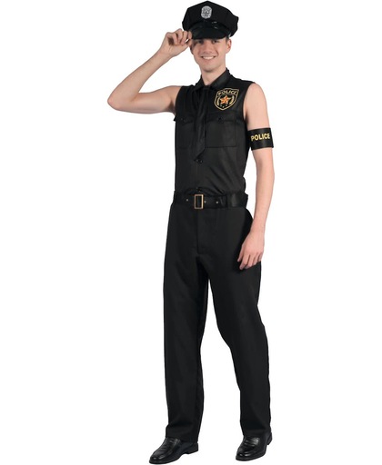 Sexy politie kostuum voor mannen - Verkleedkleding - Maat L