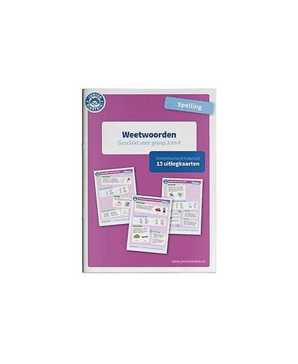 Spelling Weetwoorden Ondersteunend Materiaal groep 3 en 4. Uitlegkaarten geschikt voor groep 3 en 4, Paperback