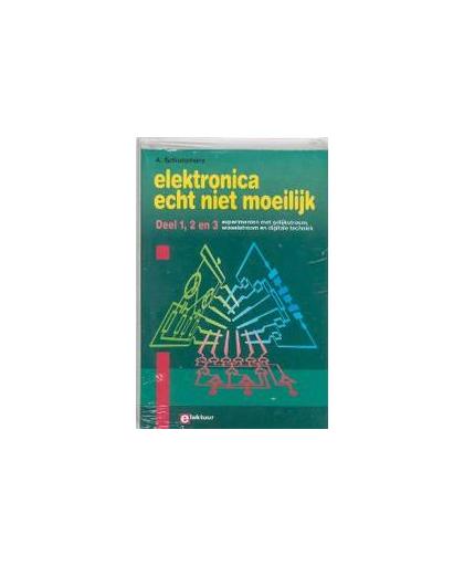 Elektronica echt niet moeilijk: 1, 2 en 3. experimenten met gelijkstroom, wisselstroom en digitale techniek, Schommers, A., Hardcover
