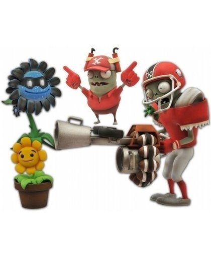 Plants vs Zombies Action Figures: All-Star Zombie & Shadow Flower