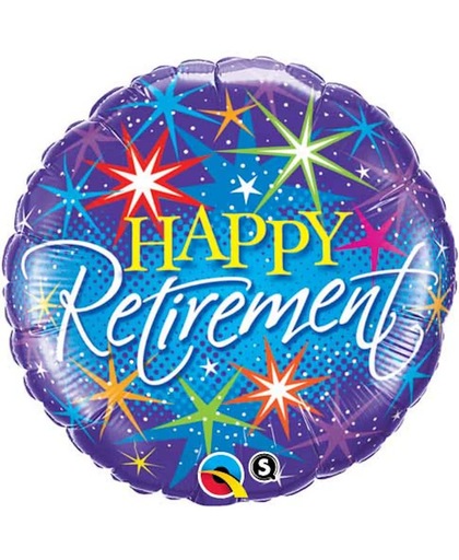 Folieballon Happy Retirement