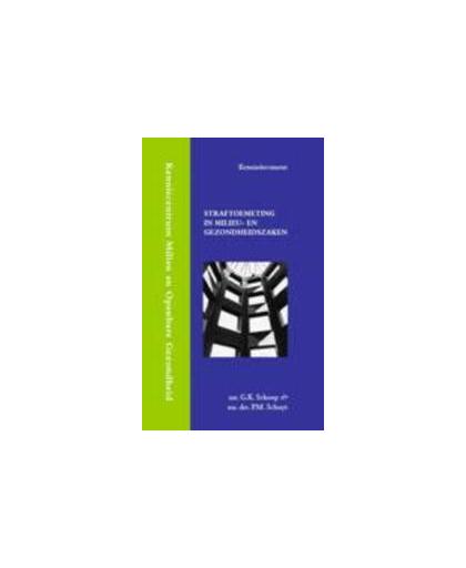 Straftoemeting in milieu- en gezondheidszaken. Kenniscentrum Milieu en Openbare Gezondheid Gerechtshof 's-Hertogenbosch, Schoep, G.K., Paperback
