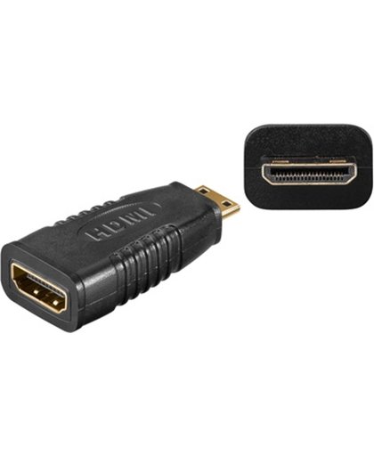 Wentronic HDMI F / Mini HDMI M, SB Mini HDMI HDMI Zwart kabeladapter/verloopstukje
