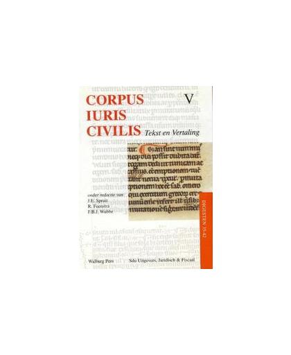 Corpus Iuris Civilis V Digesten 35-42. tekst en vertaling, Hardcover