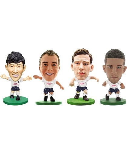 Soccerstarz voetbalpoppetjes TOTTENHAM HOTSPUR 4-pack ⚽ Son Heung Min ⚽ Christian Eriksen ⚽ Jan Vertonghen ⚽ Toby Alderweireld