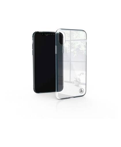 Hama Glass GSM backcover Geschikt voor model (GSMs): Apple iPhone X Transparant