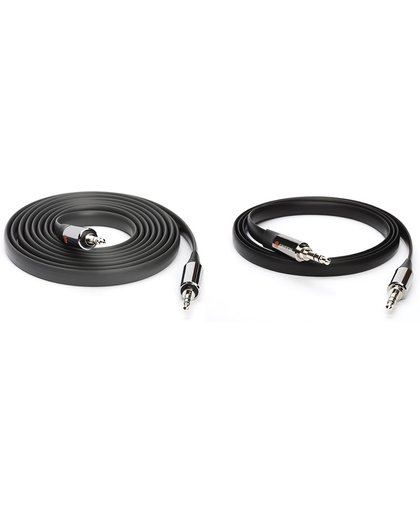 GC17103-2 Griffin Auxiliary Audio Flat Cable 0.9m. Black