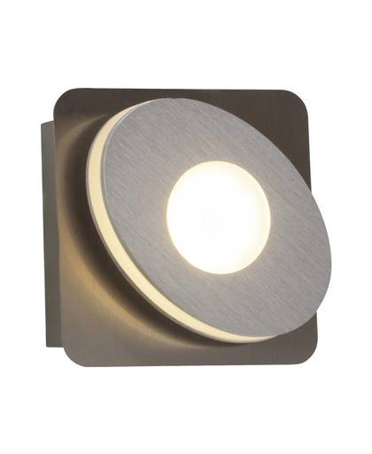 Brilliant Crossing LED-wandlamp 4 W Warm-wit G08511/21 Nikkel, Aluminium