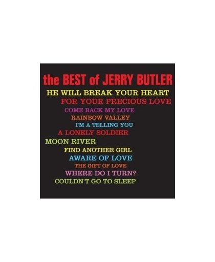 BEST OF. JERRY BUTLER, CD