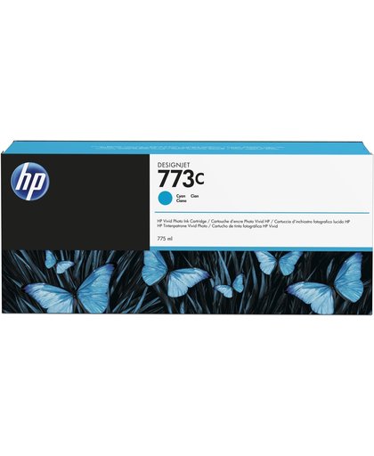 HP 773C cyaan DesignJet , 775 ml inktcartridge