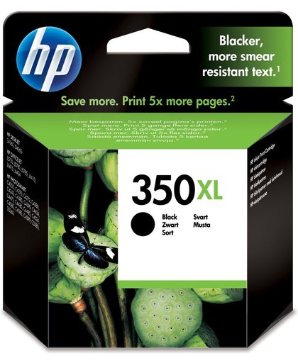 HP 350XL originele high-capacity zwarte inktcartridge