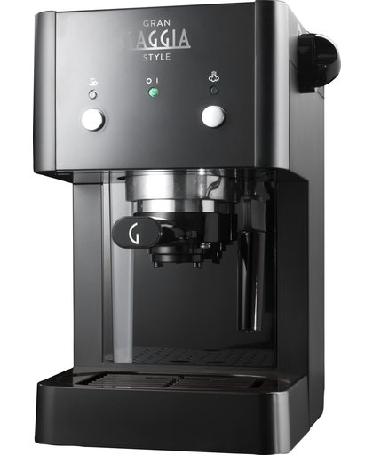 Gaggia Gran RI8423/11 koffiezetapparaat Vrijstaand Espressomachine Zwart 1 l Handmatig