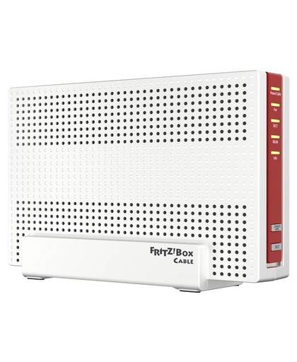 WiFi router met modem AVM FRITZ!Box 6590 Cable GeÃ¯ntegreerd modem: Kabel 2.4 GHz, 5 GHz 2.5 Gbit/s