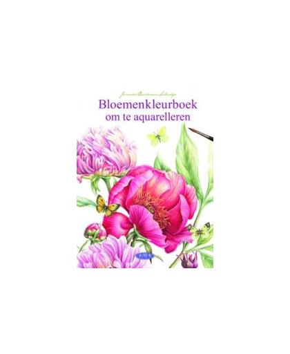 Bloemenkleurboek om te aquarelleren. Janneke Brinkman-Salentijn, Paperback