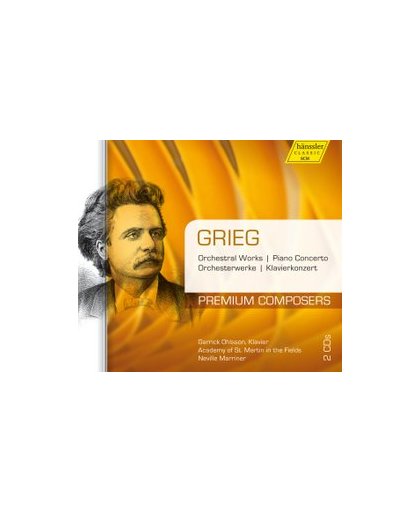 ORCHESTRAL WORKS/PIANO CO ACADEMY OF ST.MARTIN-IN-THE-FIELDS. GRIEG, E., CD