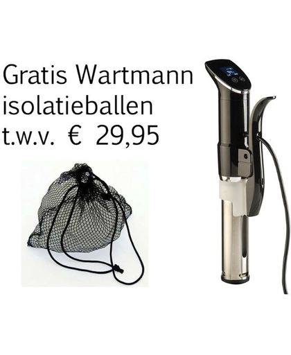 Wartmann Sous-Vide WM-1507 SV met Wartmann isolatieballen (twv €29,95)