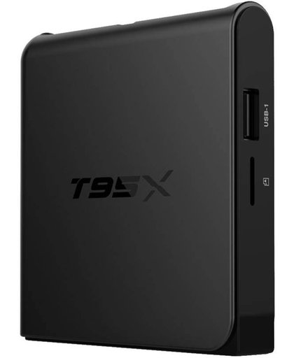 Android TV Box T95X. Kodi & Android 6.0. Rii i8 Toetsenbord Zwart