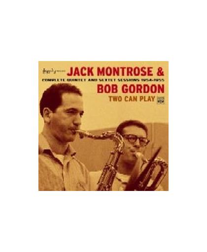 TWO CAN PLAY ...& BOB GORDON - COMPLETE CAPITOL REC. 1954-1955. Audio CD, MONTROSE, JACK & BOB GORD, CD