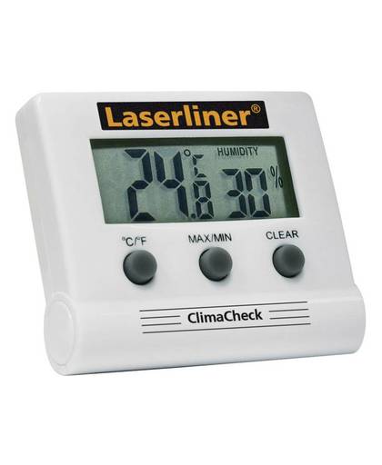 Luchtvochtigheidsmeter (hygrometer) Laserliner ClimaCheck 20 % Hrel 99 % Hrel Kalibratie conform: Fabrieksstandaard (zonder certificaat)