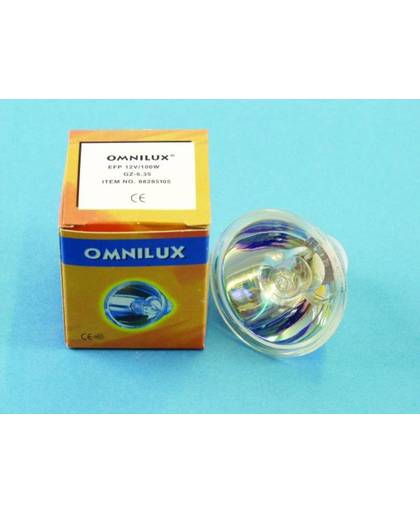 Halogeenlamp voor lichteffect Omnilux EFP 12 V GZ 6.35 100 W Wit