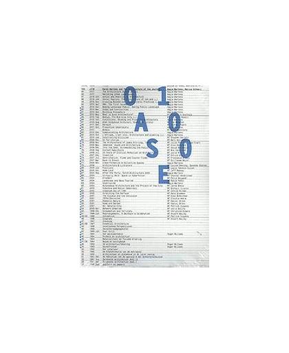 OASE 100. Karel Martens & The Architecture of the Journal / Karel Martens & de architectuur van het tijdschrift, Ghraowi, Ayham, Paperback