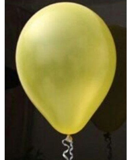 25 stuks Gele parelmoer metallic ballon 30 cm hoge kwaliteit