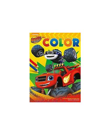 Blaze and The Monster Machines Color. Uitscheurbare kleurplaten, Paperback