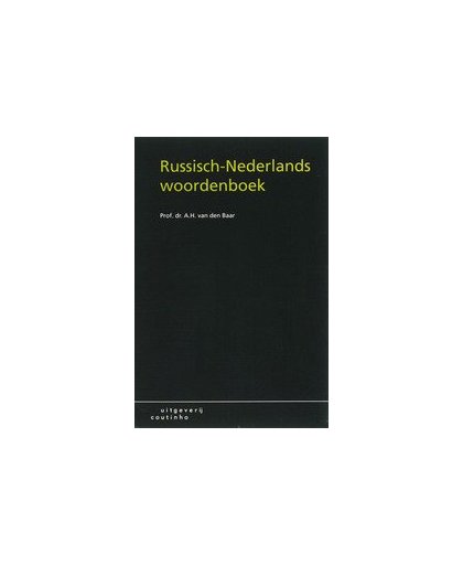 Russisch-Nederlands woordenboek. Van den Baar, A.H., Hardcover
