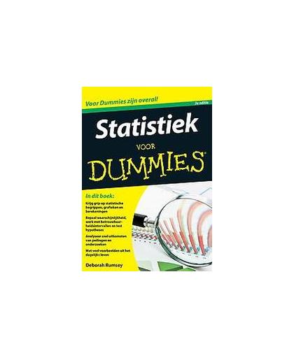 Statistiek voor Dummies. Rumsey, Deborah, Paperback
