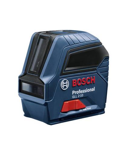 Bosch Professional GLL 2-10 Lijnlaser Zelfnivellerend, Incl. tas Reikwijdte (max.): 10 m Kalibratie conform: Fabrieksstandaard (zonder certificaat)