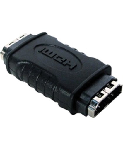 Valueline VC-007 HDMI A HDMI A Zwart kabeladapter/verloopstukje