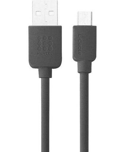Zware kwaliteit Huawei USB kabel. 1 meter 35 copper core laadsnoer zwart. 1 jaar garantie op breuk en werking.