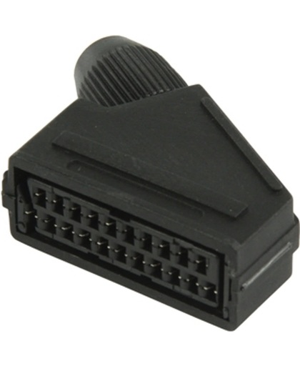 Valueline VLVP31995B SCART Zwart kabel-connector