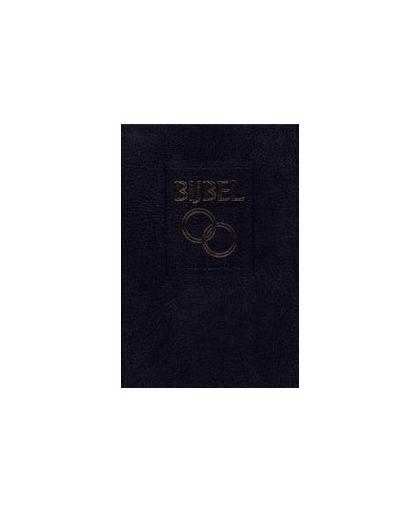 Bijbel Statenvertaling huwelijksbijbel. zwart goudsnee, 18x25, cm zwart, Hardcover