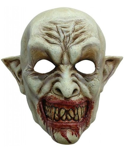 Halloween Masker Vampier Bloed Deluxe volledig