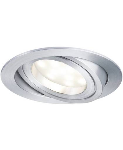 LED-inbouwlamp Aluminium (geborsteld) 6.8 W Paulmann Coin 93983