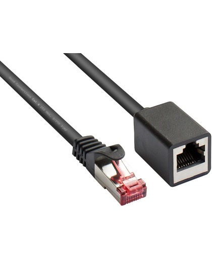 Alcasa 8063VR-005S 0.5m Cat6 S/FTP (S-STP) Zwart netwerkkabel