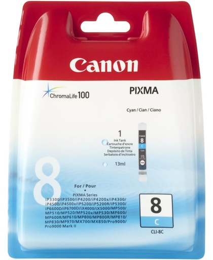 Canon CLI-8 C w/sec inktcartridge Cyaan