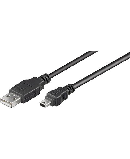 Valueline VLCT60300B30 USB 2.0 Kabel A Male - Mini-B Male 3.00 m Zwart