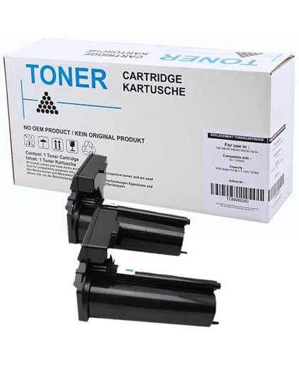 Toners-kopen.nl Toshiba T1600E 66062051 alternatief - compatible Toner voor Toshiba T1600E Estudio 16  (Ve - 2 Stück)