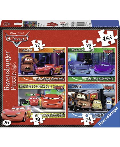 Ravensburger Disney Cars 2. Vier puzzels -12+16+20+24 stukjes - kinderpuzzel