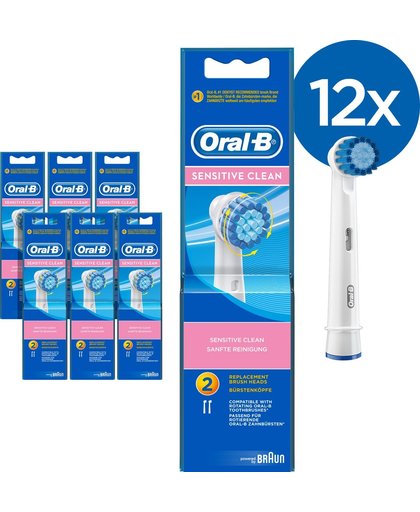 Oral-B Sensitive EBS17 Voordeelverpakking 12 Stuks - Opzetborstels